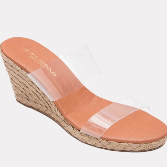 André Assous Anfisa Wedge Sandal Size 8 (38) - Picture 1 of 7